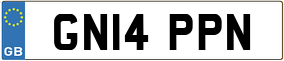 Truck License Plate